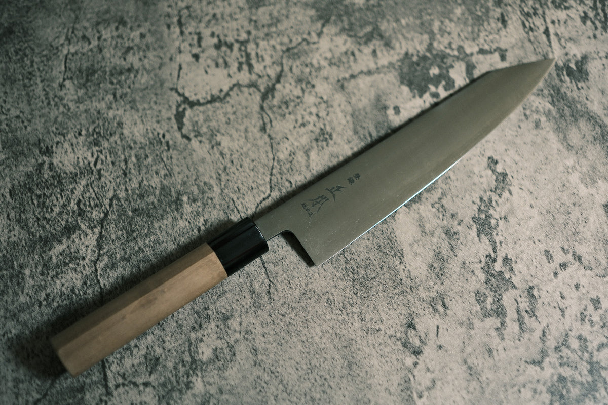 Masamoto KS Series White Steel No. 2 Kiritsuke Gyuto 210mm
