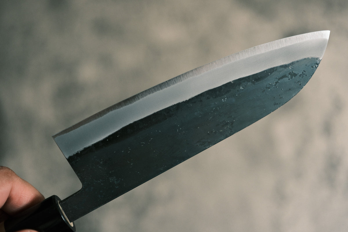 Masamoto KA Series Hon Kasumi Blue Steel Santoku 170mm