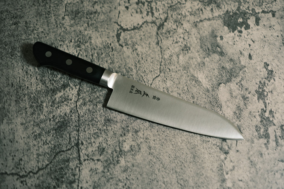 Masamoto Hyper Molybdenum Steel Santoku 180mm